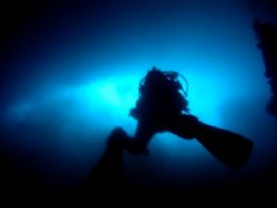 Silhoutte. Taken from inside Turtle Cavern a.k.a Turtle T... by Lillian Khoo 